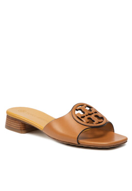 Tory Burch Чехли Bombe Miller Slide 89367 Кафяв - Pepit.bg