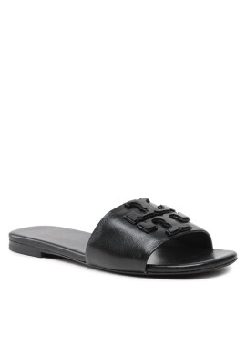 Tory Burch Чехли Double Stack Logo Slide 149466 Черен - Pepit.bg