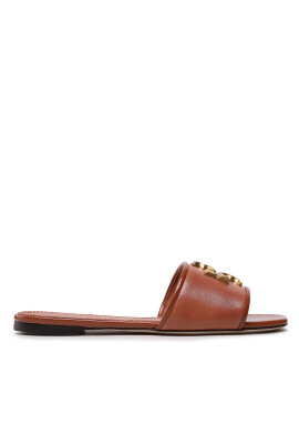 Tory Burch Чехли Eleanor 88744 Кафяв - Pepit.bg