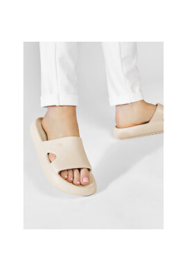 Tory Burch Чехли Shower Slide 88900 Бежов - Pepit.bg