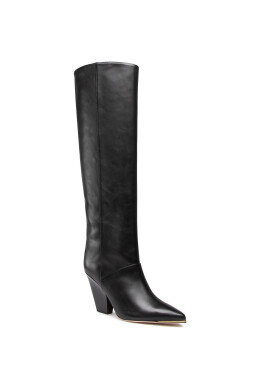 Tory Burch Чизми Lila Knee Boot 60917 Черен - Pepit.bg