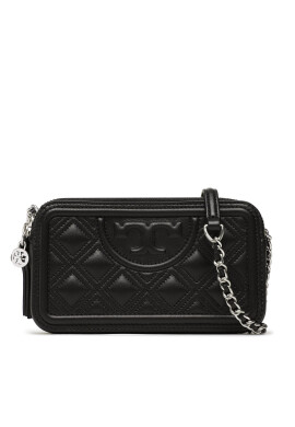 Tory Burch Дамска чанта Fleming Double-Zip Mini Bag 79403 Черен - Pepit.bg