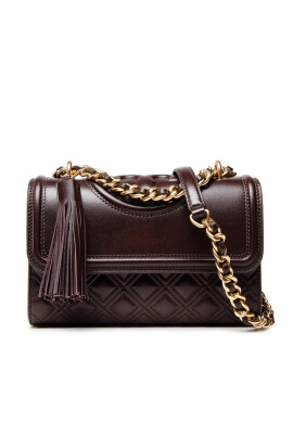 Tory Burch Дамска чанта Fleming Small 75576 Кафяв - Pepit.bg