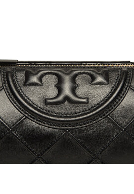 Tory Burch Дамска чанта Fleming Soft Barrel 150358 Черен - Pepit.bg