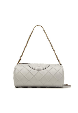 Tory Burch Дамска чанта Fleming Soft Barrel 150358 Сив - Pepit.bg