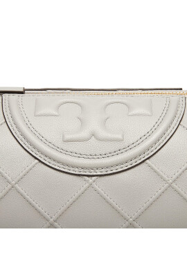 Tory Burch Дамска чанта Fleming Soft Barrel 150358 Сив - Pepit.bg