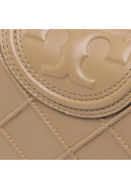 Tory Burch Дамска чанта Fleming Soft Chain Wallet 138853 Кафяв - Pepit.bg