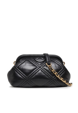 Tory Burch Дамска чанта Fleming Soft Small Frame Crossbody 80963 Черен - Pepit.bg