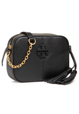 Tory Burch Дамска чанта Mcgraw Camera Bag 64447 Черен - Pepit.bg