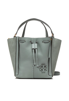 Tory Burch Дамска чанта Mcgraw Drawstring Satchel 88135 Син - Pepit.bg