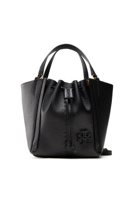 Tory Burch Дамска чанта Mcgraw Drawstring Satchel 88215 Черен - Pepit.bg