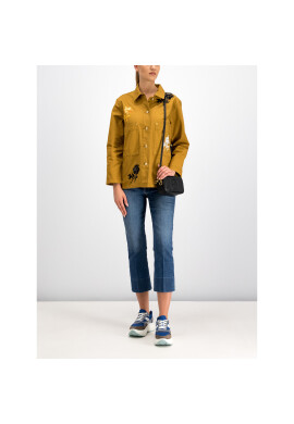 Tory Burch Дънково яке 55597 Жълт Regular Fit - Pepit.bg