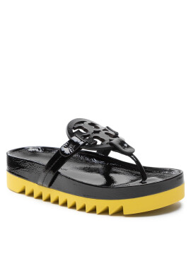 Tory Burch Джапанки Miller Cloud Lug 136401 Черен - Pepit.bg