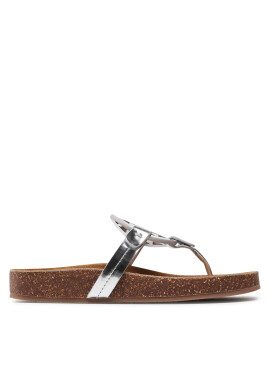 Tory Burch Джапанки Miller Cloud Mirror 88800 Сребрист - Pepit.bg