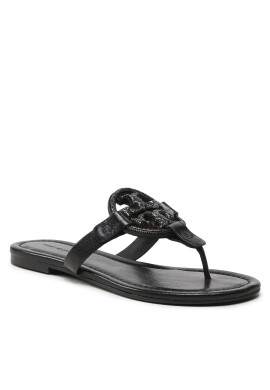 Tory Burch Джапанки Miller Pave 145945 Черен - Pepit.bg
