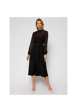 Tory Burch Ежедневна рокля Devore 62152 Черен Regular Fit - Pepit.bg