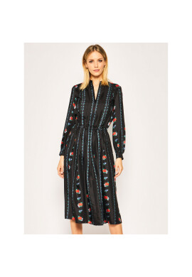 Tory Burch Ежедневна рокля Printed 65200 Черен Regular Fit - Pepit.bg