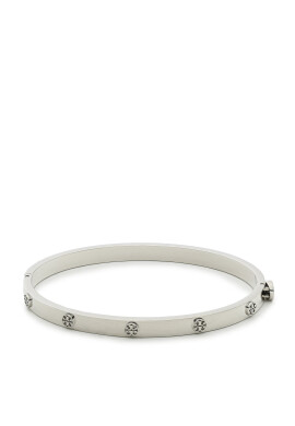 Tory Burch Гривна Miller Stud 5mm Hinge Bracelet 87044 Сребрист - Pepit.bg