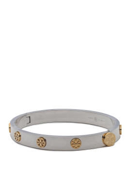 Tory Burch Гривна Miller Stud Hinge Bracelet 78420 Сребрист - Pepit.bg
