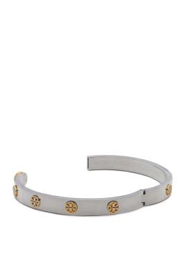 Tory Burch Гривна Miller Stud Hinge Bracelet 78420 Сребрист - Pepit.bg