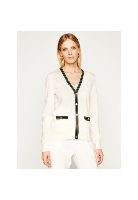Tory Burch Кардиган Madeline 57330 Бежов Regular Fit - Pepit.bg