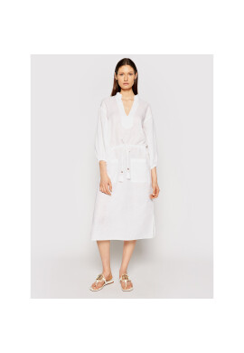 Tory Burch Лятна рокля 82138 Бял Regular Fit - Pepit.bg