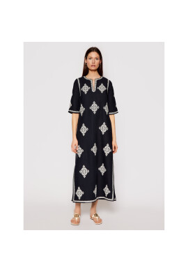 Tory Burch Лятна рокля Celeste Caftan 48703 Тъмносин Regular Fit - Pepit.bg