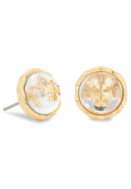 Tory Burch Обеца Roxanne Circle-Stud Earring 77311 Златист - Pepit.bg