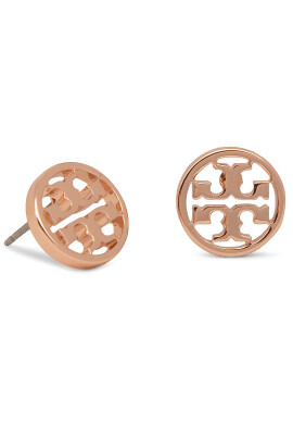Tory Burch Обици Logo Circle Stud Earring 11165518 Златист - Pepit.bg