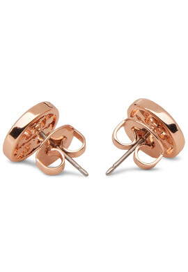 Tory Burch Обици Logo Circle Stud Earring 11165518 Златист - Pepit.bg