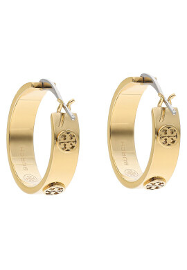 Tory Burch Обици Miller Stud Koop Earring 65094 Златист - Pepit.bg