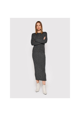 Tory Burch Пола тип молив 85851 Сребрист Slim Fit - Pepit.bg