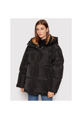 Tory Burch Пухено яке Hooded Down 83635 Черен Oversize - Pepit.bg
