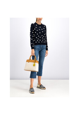Tory Burch Пуловер 55957 Тъмносин Regular Fit - Pepit.bg