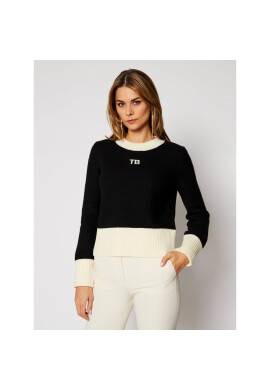 Tory Burch Пуловер 76897 Черен Relaxed Fit - Pepit.bg