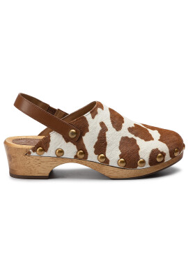 Tory Burch Сабо Blythe 50MM Studded Clog 56904 Бял - Pepit.bg