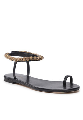 Tory Burch Сандали Capri Beaded Ankle Sandal 134975 Черен - Pepit.bg