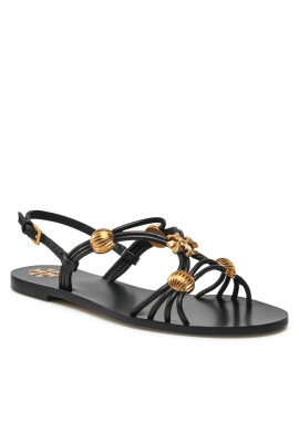 Tory Burch Сандали Capri Multi Scrap Sandal 88755 Черен - Pepit.bg