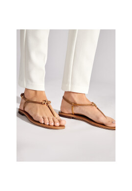 Tory Burch Сандали Capri Strap Sandal 90555 Кафяв - Pepit.bg