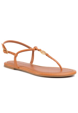 Tory Burch Сандали Emmy Flat Sandal 63407 Кафяв - Pepit.bg
