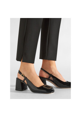 Tory Burch Сандали Georgia Slingback 70 mm 137065 Черен - Pepit.bg