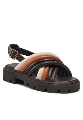 Tory Burch Сандали Lug Sole Sandal 90537 Кафяв - Pepit.bg