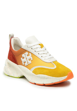 Tory Burch Сникърси Good Luck Trainer 83833 Жълт - Pepit.bg