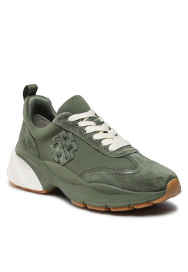 Tory Burch Сникърси Good Luck Trainer 89113 Зелен - Pepit.bg