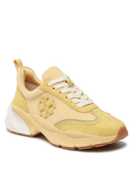 Tory Burch Сникърси Good Luck Trainer 89113 Жълт - Pepit.bg