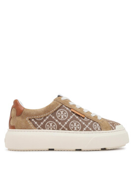 Tory Burch Сникърси Monogram Ladybug 150229 Кафяв - Pepit.bg