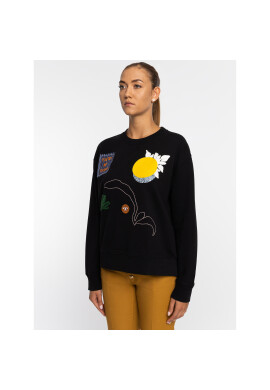 Tory Burch Суитшърт 56565 Черен Regular Fit - Pepit.bg