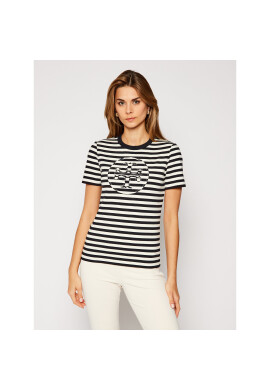 Tory Burch Тишърт Striped Logo 63871 Цветен Regular Fit - Pepit.bg