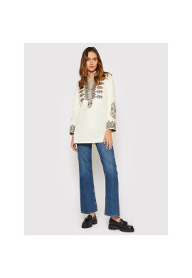 Tory Burch Туника Embroidered 87518 Бежов Relaxed Fit - Pepit.bg