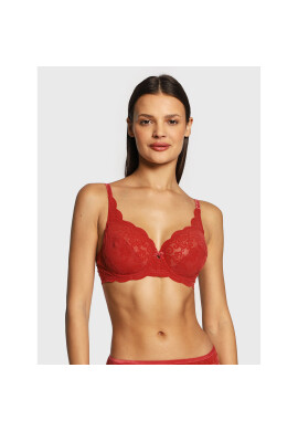 Triumph Сутиен с банели Amourette 300 Rococo 10213068 Червен - Pepit.bg